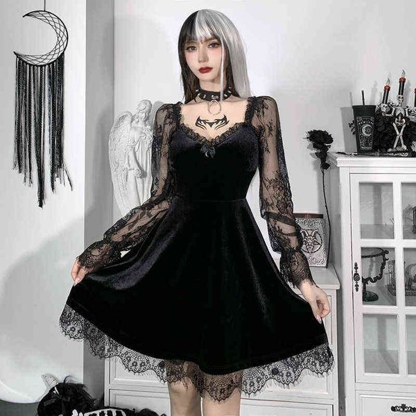 woman casual dresses hy21249 women's 2022 fall lace stitching horn long sleeve dresses ruffle, Black;gray
woman casual dresses hy21249 women's 2022 fall lace stitching horn long sleeve dresses ruffle, Black;gray