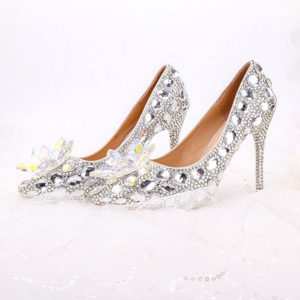 dress shoes party women princess heel cinderella crystal rhinestone pumps custom color festival celebrations gifts 10cm thin heels, Black
dress shoes party women princess heel cinderella crystal rhinestone pumps custom color festival celebrations gifts 10cm thin heels, Black