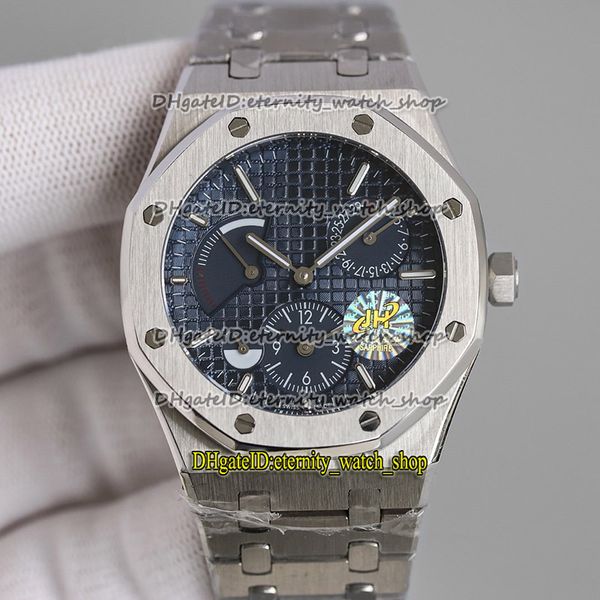 jhf new version 41mm power reserve dual time zone blue dial 316 steel-case cal.2329/2846 automatic 26120 mens watch eternity watches 02, Slivery;brown
jhf new version 41mm power reserve dual time zone blue dial 316 steel-case cal.2329/2846 automatic 26120 mens watch eternity watches 02, Slivery;brown