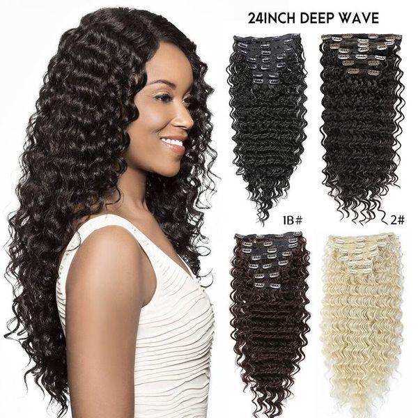 140g clip in hair extension long straight kinky curly natural deep wave 7 pcs full head clip on synthetic hair bro sqcxms, Black
140g clip in hair extension long straight kinky curly natural deep wave 7 pcs full head clip on synthetic hair bro sqcxms, Black