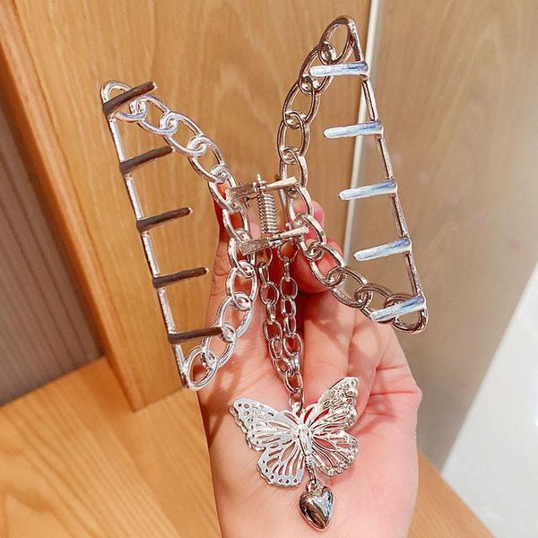 new women vintage hollow geometric butterfly chain pendant metal hair claws elegant hair clips headband fashion hair accessories h wmtjrw, Black;brown
new women vintage hollow geometric butterfly chain pendant metal hair claws elegant hair clips headband fashion hair accessories h wmtjrw, Black;brown