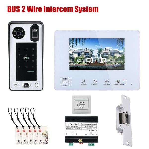video door phones 7 inch bus 2 wire fingerprint phone intercom systems 1 doorbell-1/2 camera for home electronic lock
video door phones 7 inch bus 2 wire fingerprint phone intercom systems 1 doorbell-1/2 camera for home electronic lock