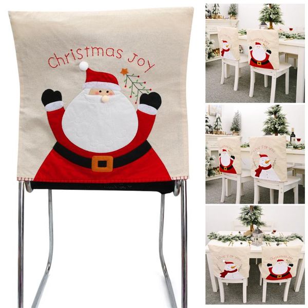 1pc christmas chair covers dining seat cover protector back side santa claus universal home party new year decor supplies
1pc christmas chair covers dining seat cover protector back side santa claus universal home party new year decor supplies