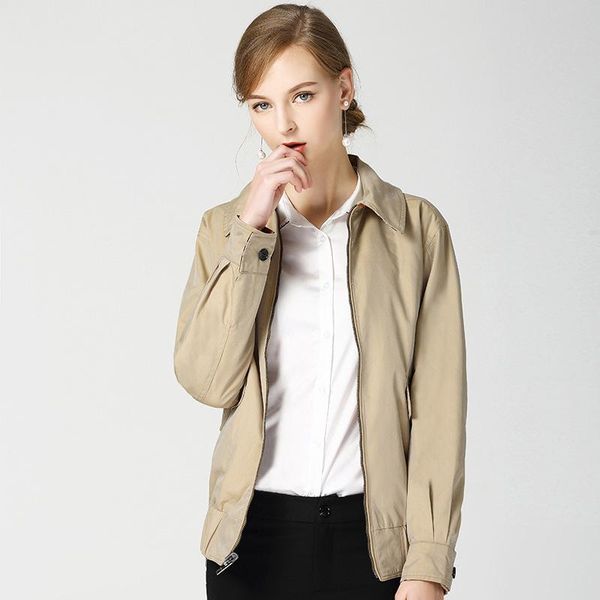 burdully spring autumn wear on both sides 2020 new fashion women jacket coat pocket zipper long sleeve outwear loose plus size, Tan;black
burdully spring autumn wear on both sides 2020 new fashion women jacket coat pocket zipper long sleeve outwear loose plus size, Tan;black
