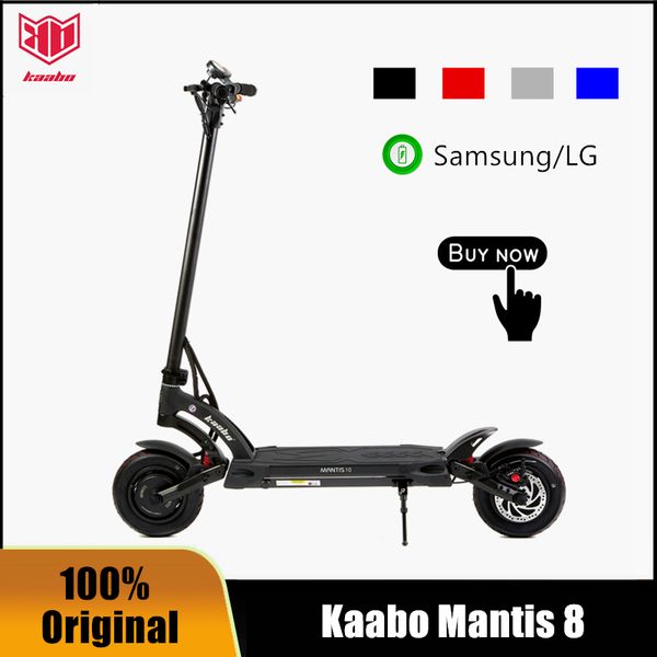 kaabo mantis 8 kickscooter 48v 24.5ah 1600w dual motor smart electric scooter 8 inch dual brake shock absorber hover skateboard
kaabo mantis 8 kickscooter 48v 24.5ah 1600w dual motor smart electric scooter 8 inch dual brake shock absorber hover skateboard