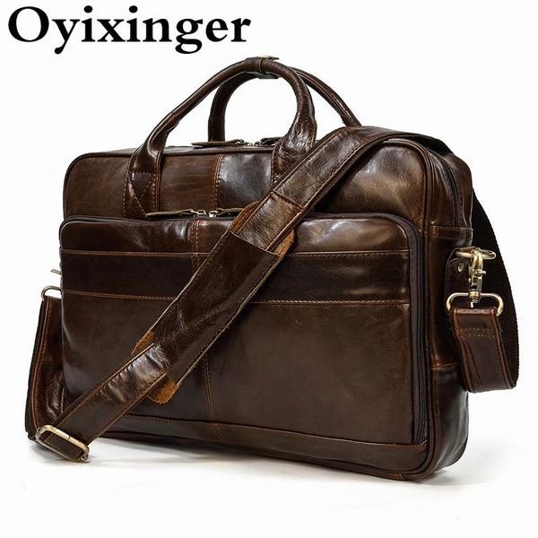 briefcases oyixinger men's bag men retro briefcase genuine leather handbags business shoulder for 15inch lapcasual cowhide male
briefcases oyixinger men's bag men retro briefcase genuine leather handbags business shoulder for 15inch lapcasual cowhide male
