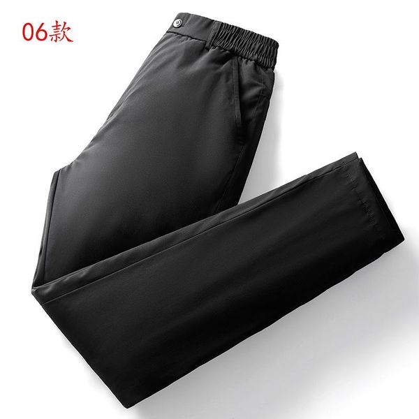 2021 men's winter outdoors windproof warm duck down pants teenagers slim thickened exercise casual pants, Black
2021 men's winter outdoors windproof warm duck down pants teenagers slim thickened exercise casual pants, Black