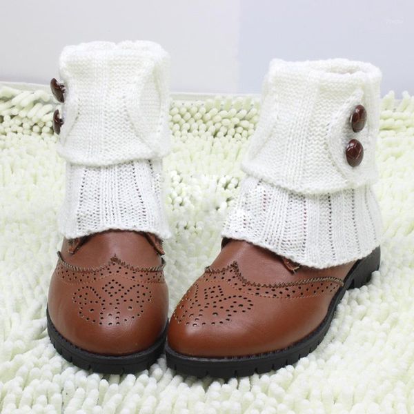 1 pair women crochet boot cuffs knit ers boot socks winter calcetines mujer with button boots socks1, Black;white
1 pair women crochet boot cuffs knit ers boot socks winter calcetines mujer with button boots socks1, Black;white