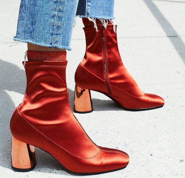 red orange woven female ankle laser chunky mirror heels ladies knight fashion high-heeled boots 42-size 6vod, Black
red orange woven female ankle laser chunky mirror heels ladies knight fashion high-heeled boots 42-size 6vod, Black