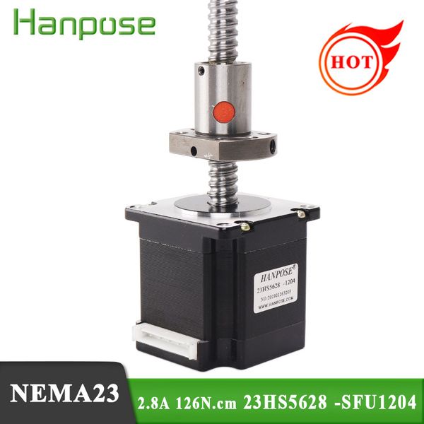 nema23 stepper motor 23hs5628-sfu1204 2.8a 126n.cm 4-lead l200mm nema 23 ballscrew motor for 3d printer monitor equipment
nema23 stepper motor 23hs5628-sfu1204 2.8a 126n.cm 4-lead l200mm nema 23 ballscrew motor for 3d printer monitor equipment