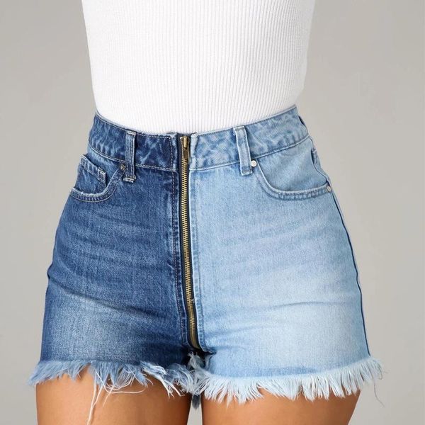 2021high waist spring jeans short pant color patchwork front zipper streetwear jeans for women femme outfits, Blue
2021high waist spring jeans short pant color patchwork front zipper streetwear jeans for women femme outfits, Blue