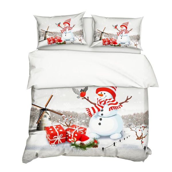 3pcs/set christmas style 3d snowman printed pattern duvet cover with 2pcs pillowcases bedding set bedclothes bedroom supplies
3pcs/set christmas style 3d snowman printed pattern duvet cover with 2pcs pillowcases bedding set bedclothes bedroom supplies