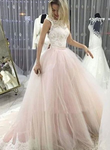 dusty pink tulle wedding dresses lace deep backless bow sash a line bridal gowns corset back robe de mariée 2021 spring, White
dusty pink tulle wedding dresses lace deep backless bow sash a line bridal gowns corset back robe de mariée 2021 spring, White