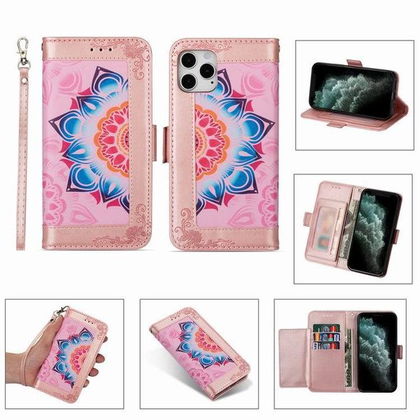 new imprinted dature flower flip leather wallet stand phone case for iphone 12 11 pro max x xr xs max 6 7 8 plus with p holder new imprinted dature flower flip leather wallet stand phone case for iphone 12 11 pro max x xr xs max 6 7 8 plus with p holder