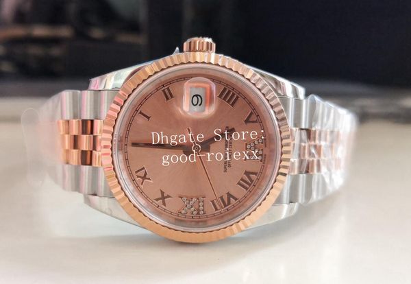 8 style 36mm rose gold everose watches men's gray diamond white bp factory 2813 jubilee bracelet men 126231 crystal auto date watch, Slivery;brown
8 style 36mm rose gold everose watches men's gray diamond white bp factory 2813 jubilee bracelet men 126231 crystal auto date watch, Slivery;brown
