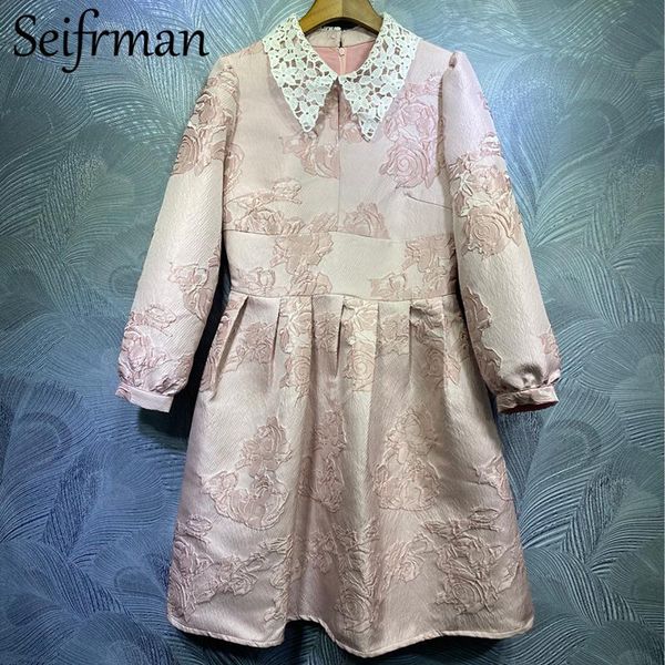 casual dresses seifrmann autumn women fashion designer party a-line dress long sleeve embroidery high waist printed ladies big swing midi, Black;gray
casual dresses seifrmann autumn women fashion designer party a-line dress long sleeve embroidery high waist printed ladies big swing midi, Black;gray