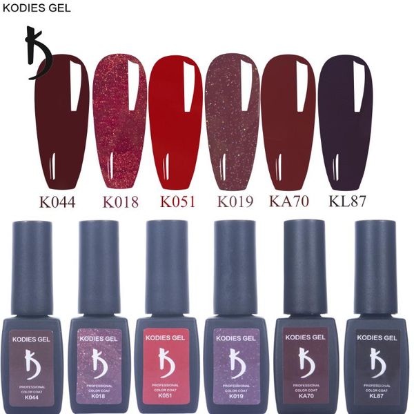 nail gel kodies polish vernis semi permanent uv gels polishes wine red color 8ml manicure gellak for diy art supplies, Red;pink
nail gel kodies polish vernis semi permanent uv gels polishes wine red color 8ml manicure gellak for diy art supplies, Red;pink