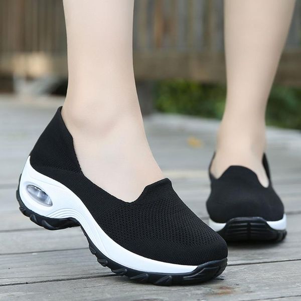 new women's casual shoes fashion women mesh casual shoe thick bottom rocking shoe student working sneaker large size shoes, Black
new women's casual shoes fashion women mesh casual shoe thick bottom rocking shoe student working sneaker large size shoes, Black