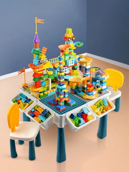 multi functional children's building block table chair set 3-year-old baby puzzle assembly toys 6 boys and girls use brain wanda granul
multi functional children's building block table chair set 3-year-old baby puzzle assembly toys 6 boys and girls use brain wanda granul