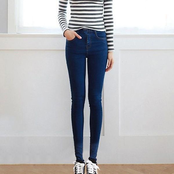 pencil pants womens jeans high waist stretch skinny streetwear denim pants 2021 retro washed elastic slim lady pencil trousers, Blue
pencil pants womens jeans high waist stretch skinny streetwear denim pants 2021 retro washed elastic slim lady pencil trousers, Blue