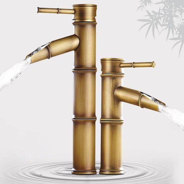 bamboo style single lever waterfall bathroom basin faucet brass antique and cold bathroom sink mixer faucet for1
bamboo style single lever waterfall bathroom basin faucet brass antique and cold bathroom sink mixer faucet for1
