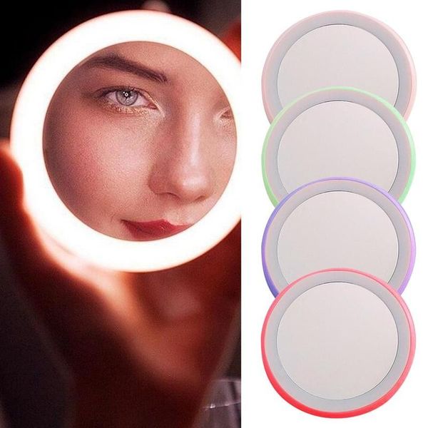 compact mirrors mini luminous makeup mirror portable cute led hd smart roud box with light for women outdoor wear tools
compact mirrors mini luminous makeup mirror portable cute led hd smart roud box with light for women outdoor wear tools