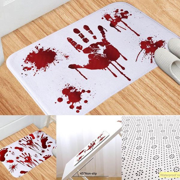 soft halloween style rug decoration blood footprints non-slip mat bathroom carpets hug-deals1
soft halloween style rug decoration blood footprints non-slip mat bathroom carpets hug-deals1