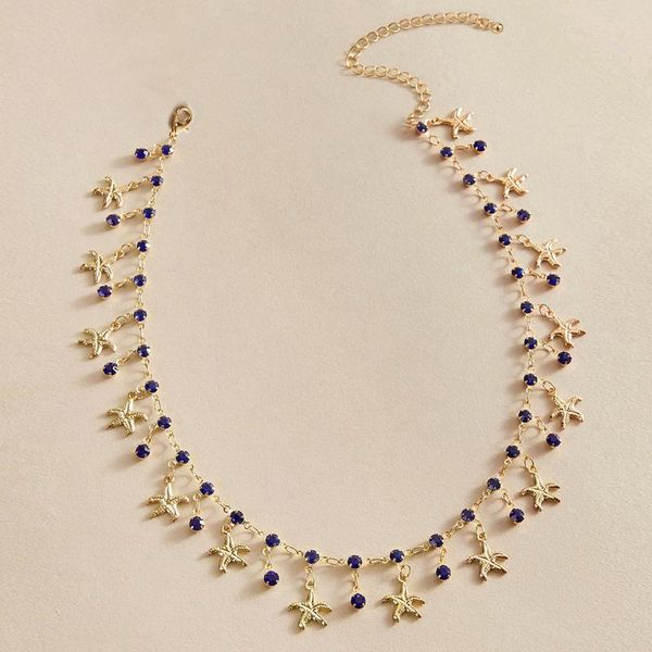 brling new 2020 fashion ins vintage chain pendant choker marine elements tassel starfish necklace for women girls gifts party, Golden;silver
brling new 2020 fashion ins vintage chain pendant choker marine elements tassel starfish necklace for women girls gifts party, Golden;silver