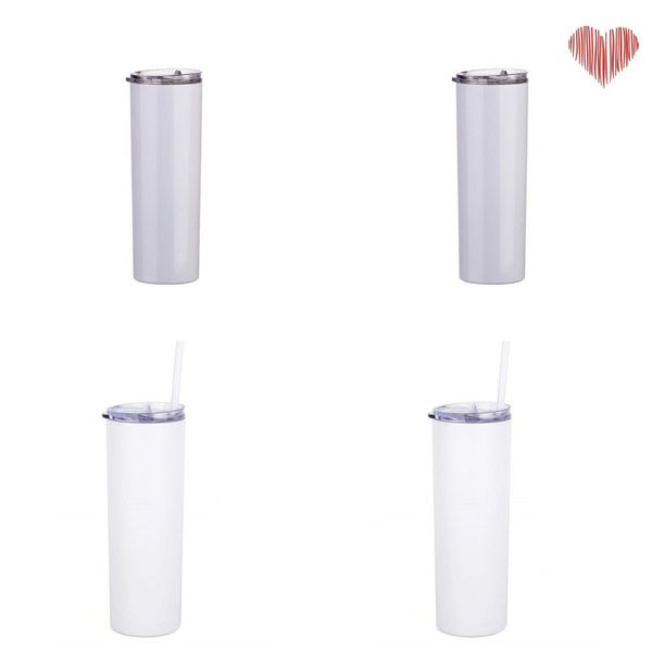 20oz sublimation blanks stainless steel tumblers straight skinny mugs plastic suction tube transparent lid water cups travel outdoor mug n2
20oz sublimation blanks stainless steel tumblers straight skinny mugs plastic suction tube transparent lid water cups travel outdoor mug n2