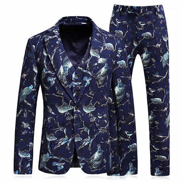 men's suit men's printed casual suit three-piece (jacket + pants + vest) wedding groom dress suits with pants1, White;black
men's suit men's printed casual suit three-piece (jacket + pants + vest) wedding groom dress suits with pants1, White;black