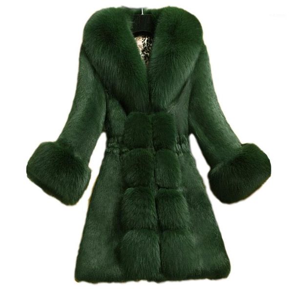 2020 winter new female coats long faux fur coat imitation fur coat oversized collar women's clothing1, Black
2020 winter new female coats long faux fur coat imitation fur coat oversized collar women's clothing1, Black