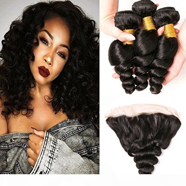 13x4 lace frontal closure with bundles 8a peruvian virgin human hair weaves with closure loose wave lace frontal with bundles ing, Black;brown
13x4 lace frontal closure with bundles 8a peruvian virgin human hair weaves with closure loose wave lace frontal with bundles ing, Black;brown