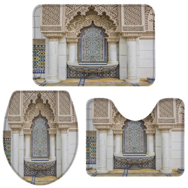 bath accessory set islam building bathroom toilet cover mat pedestal rug non-slip accessories home doormat
bath accessory set islam building bathroom toilet cover mat pedestal rug non-slip accessories home doormat