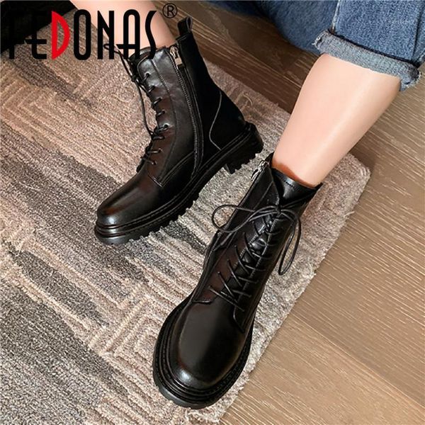 fedonas platform ankle boots for girls genuine leather mototrcycle boots 2021 winter cross tied working shoe woman heels1, Black
fedonas platform ankle boots for girls genuine leather mototrcycle boots 2021 winter cross tied working shoe woman heels1, Black