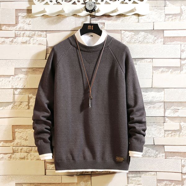 2021 new fashion classic o-neck vintage korean sweater men's oversized pull plus size -5xl long sleeves pullover for spring winter ze3, White;black
2021 new fashion classic o-neck vintage korean sweater men's oversized pull plus size -5xl long sleeves pullover for spring winter ze3, White;black