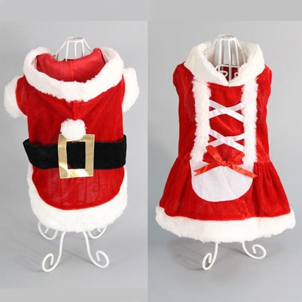 Couple Christmas Dog Clothes For Small Dogs Winter Coat French Bulldog Jacket Chihuahua Shih Tzu Outfit Puppy Pet Clothes XXS-L 201127