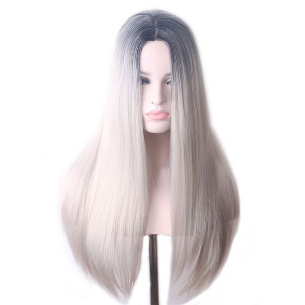 woofestival long straight wig midlle hairline synthetic hair cosplay wigs for women ombre black grey blonde pink green blue brown
woofestival long straight wig midlle hairline synthetic hair cosplay wigs for women ombre black grey blonde pink green blue brown