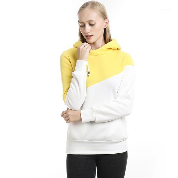 women's hoodies & sweatshirts patchwork hoodie ladies contrast color casual turtleneck comfortable pocket loose quality female hoodie1, Black
women's hoodies & sweatshirts patchwork hoodie ladies contrast color casual turtleneck comfortable pocket loose quality female hoodie1, Black