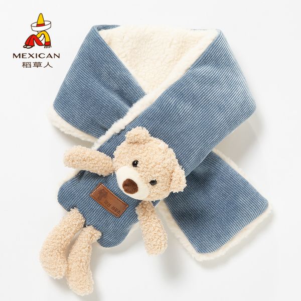 scarecrow children's scarf versatile autumn and winter girl boy's neck cover cute cartoon baby warm korean bib, Blue;gray
scarecrow children's scarf versatile autumn and winter girl boy's neck cover cute cartoon baby warm korean bib, Blue;gray