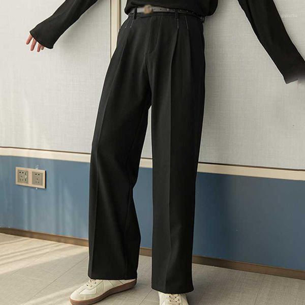 ewq / 2020 new fashion spring pants man loose casual mid waist high street solid trousers male straight korean version men 9a4661, Black
ewq / 2020 new fashion spring pants man loose casual mid waist high street solid trousers male straight korean version men 9a4661, Black