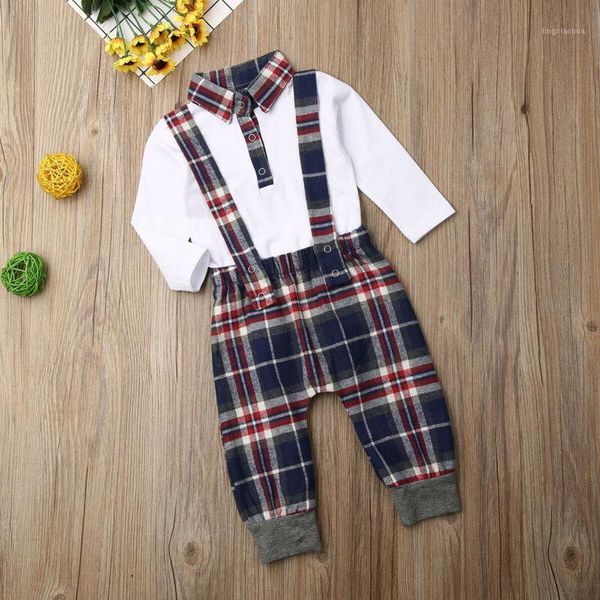 2020 newborn baby boy long sleeve shirt + plaid strap trousers cotton clothes sets plaid shirt robes sets 3-6 m1, White
2020 newborn baby boy long sleeve shirt + plaid strap trousers cotton clothes sets plaid shirt robes sets 3-6 m1, White