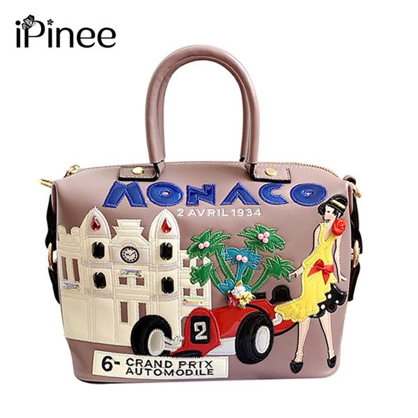 ipinee women handbag fashion style female cartoon embroidery shoulder bags girl pattern messenger bags leather casual tote c0121
ipinee women handbag fashion style female cartoon embroidery shoulder bags girl pattern messenger bags leather casual tote c0121