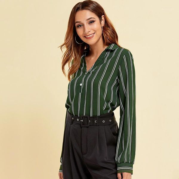 elegant blusas 2020 spring stripe blouse green stain long sleeve v neck button lady office shirt loose elegant women clothes1, White
elegant blusas 2020 spring stripe blouse green stain long sleeve v neck button lady office shirt loose elegant women clothes1, White