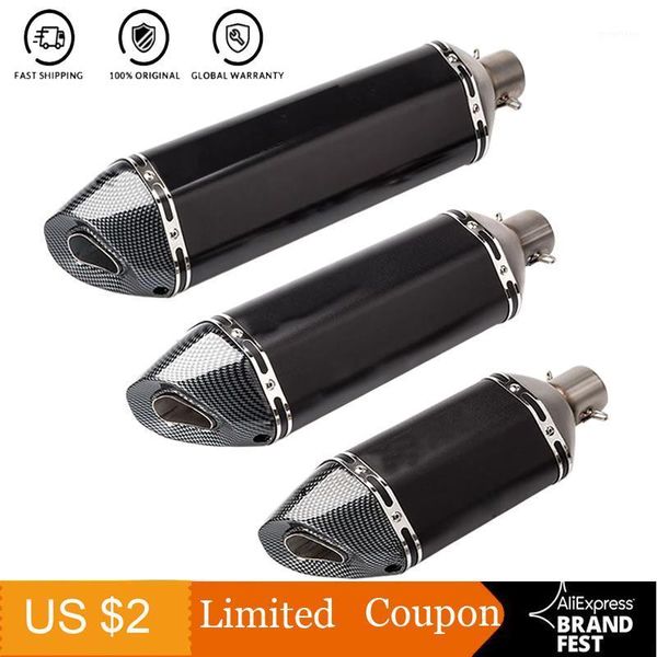 51mm universal motorcycle exhaust muffler pipe escape moto cbr125 cb400 tmax530 gsxr650 gy6 gsxr1000 bj300 z50 mt125 mt-071
51mm universal motorcycle exhaust muffler pipe escape moto cbr125 cb400 tmax530 gsxr650 gy6 gsxr1000 bj300 z50 mt125 mt-071