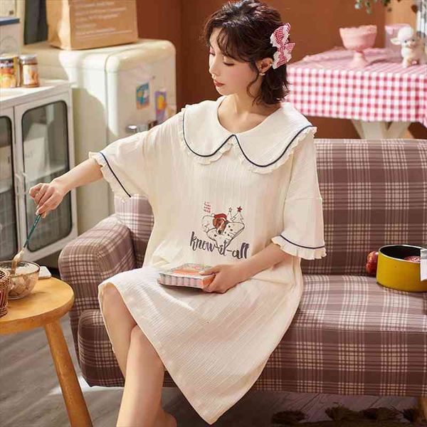 summer womens sleepwear cotton nightdress cute girls nightgown short-sleeved nightwear nighty 3xl 4xl plus size sleep dress, Black;red
summer womens sleepwear cotton nightdress cute girls nightgown short-sleeved nightwear nighty 3xl 4xl plus size sleep dress, Black;red