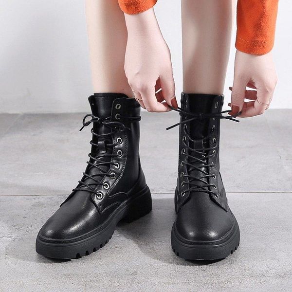 boots stq genuine leather women shoes ankle 2021 autumn thick with short combat for motorcycle k010, Black
boots stq genuine leather women shoes ankle 2021 autumn thick with short combat for motorcycle k010, Black