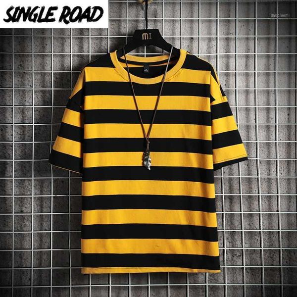 singleroad man's t-shirt men 2020 yellow striped oversized hip hop japanese streetwear harajuku t-shirts male women t shirt men1, White;black
singleroad man's t-shirt men 2020 yellow striped oversized hip hop japanese streetwear harajuku t-shirts male women t shirt men1, White;black