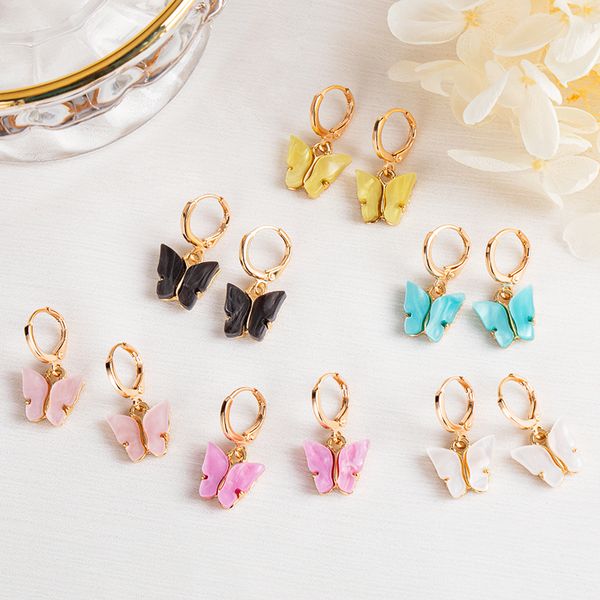 npkds new fashion women butterfly drop earrings animal sweet colorful acrylic earrings statement girls party jewelry, Golden
npkds new fashion women butterfly drop earrings animal sweet colorful acrylic earrings statement girls party jewelry, Golden