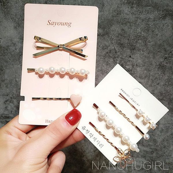 hair accessories korean fashion simple rhinestones imitation pearl geometry hairpin combination temperament sweet girl women
hair accessories korean fashion simple rhinestones imitation pearl geometry hairpin combination temperament sweet girl women