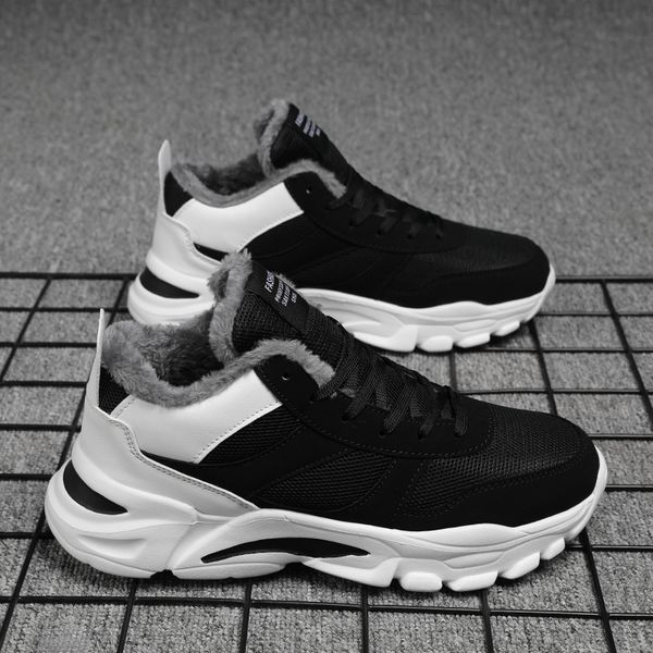stylish spring men plush shoes outdoor sneakers anti-skid male casual footwear warm lined lace-up shoes all-match, Black
stylish spring men plush shoes outdoor sneakers anti-skid male casual footwear warm lined lace-up shoes all-match, Black